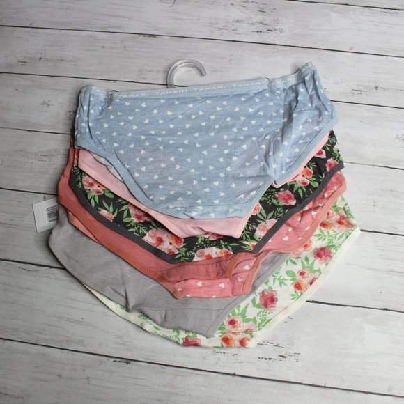 Tahari Girl's Panties Size L 12 14 Tagless 100% Cotton 7 Pack - Picture 3 of 7